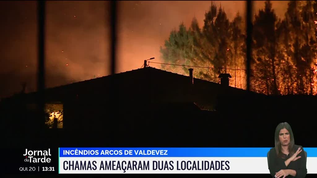 Incêndios em Arcos de Valdevez colocaram habitações em risco em duas freguesias