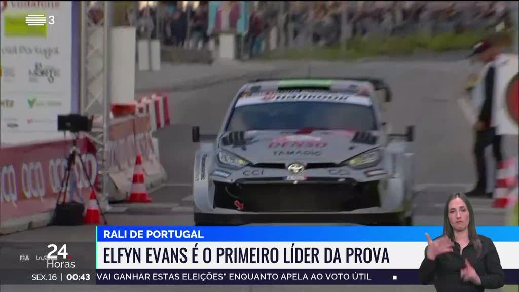 Elfyn Evans assume a liderança na emocionante abertura do Rali de Portugal