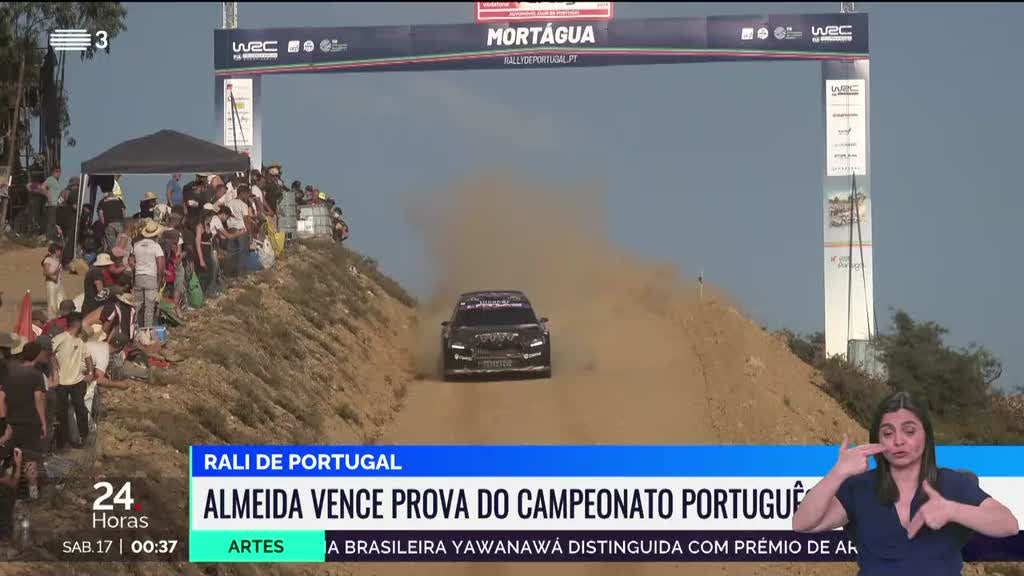 Rali de Portugal: Almeida triunfa em prova eletrizante do Campeonato Nacional