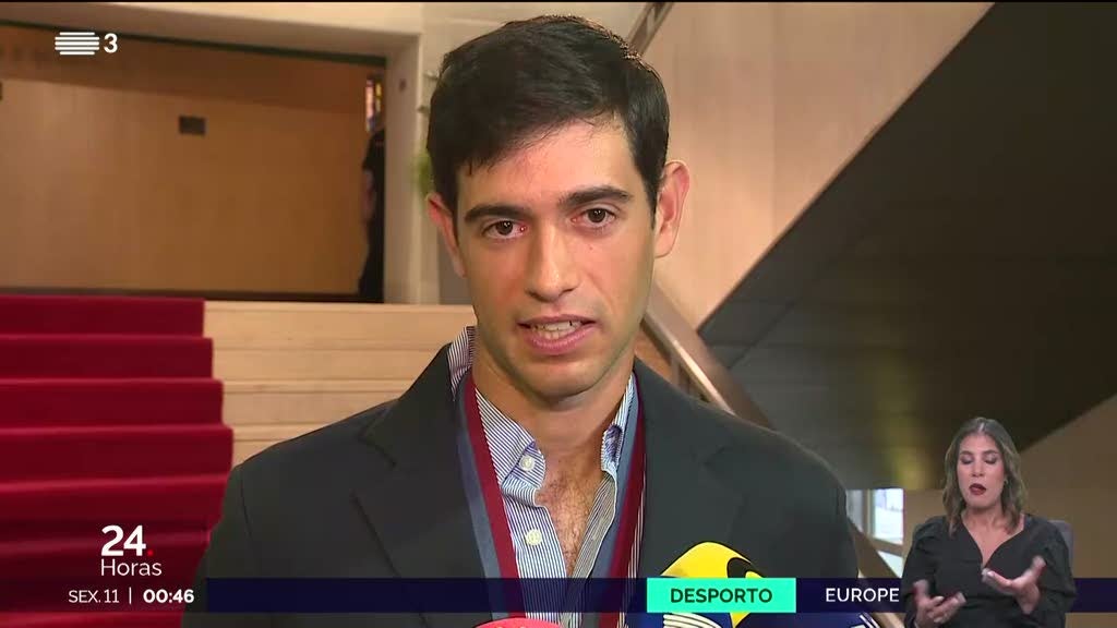 Nuno Borges emocionado: 'É uma honra ser celebrado na minha terra natal!'